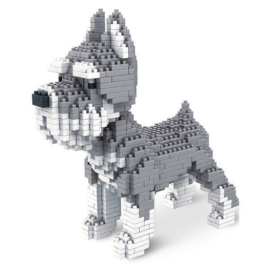 Puzzle 3D chien Schnauzer