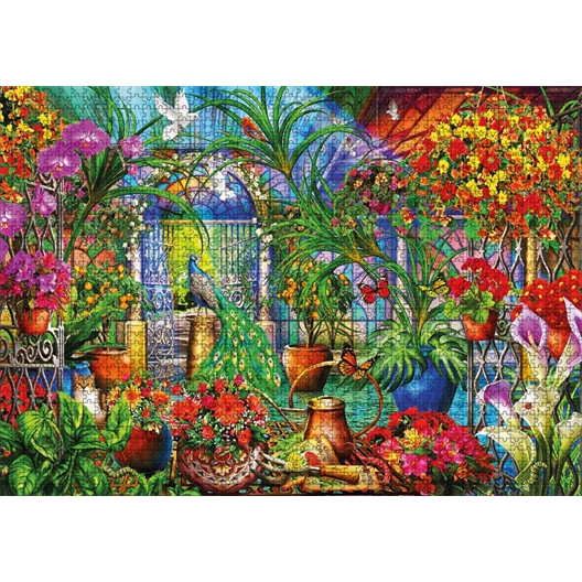 Puzzle 1000 pièces Jardin tropical