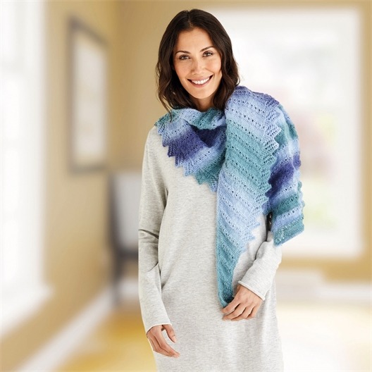 Modèle tricot Juliette étole n°2