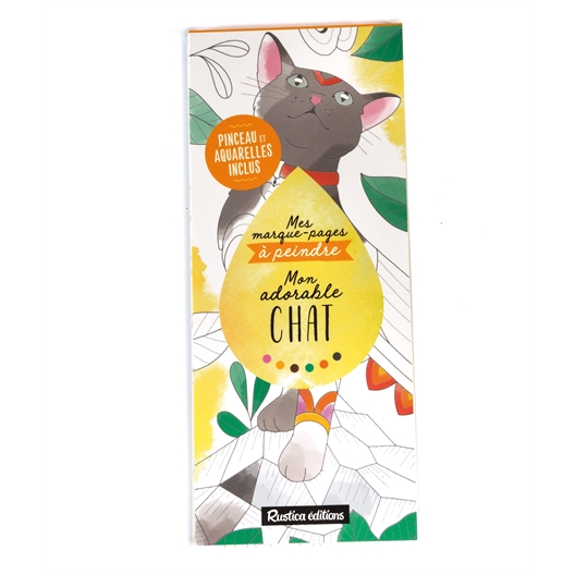 Marque Pages A Peindre Mon Adorable Chat L Atelier De Lucie