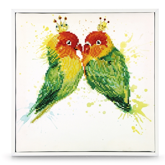 Kit broderie diamant Oiseaux amoureux