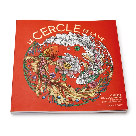 Cercle de la vie à colorier