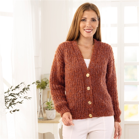 Modèle tricot Honey gilet n°1