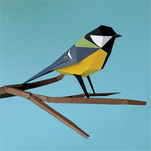 Kit 3D en papier oiseaux