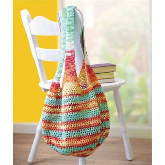 Modèle crochet Cotton Quick Batik sac n°2