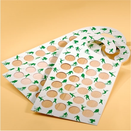 3 ou 6 plaquettes bois de cèdre avec crochet