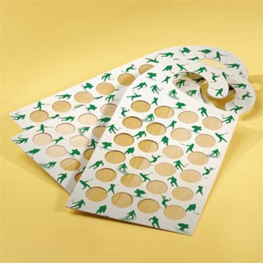 3 ou 6 plaquettes bois de cèdre avec crochet