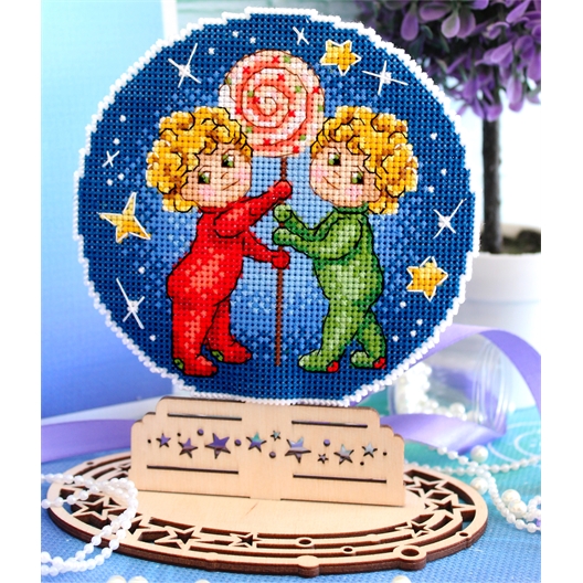 Kit broderie support rigide signe du zodiaque