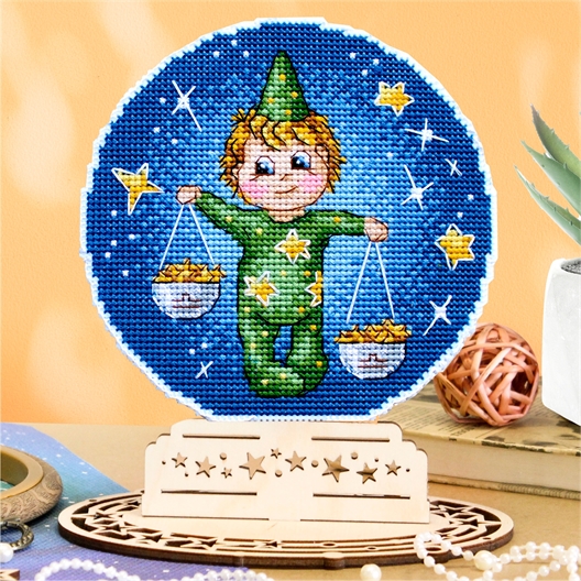 Kit broderie support rigide signe du zodiaque