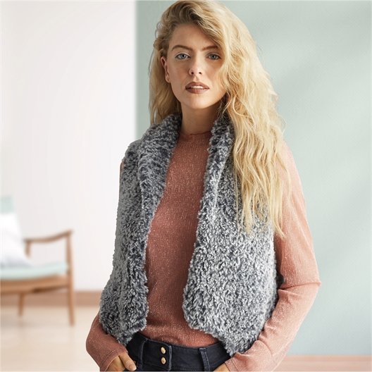 Modèle tricot Samara gilet sans manche n°3