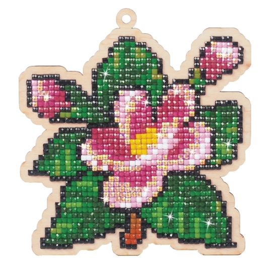 Kit déco florale à diamanter