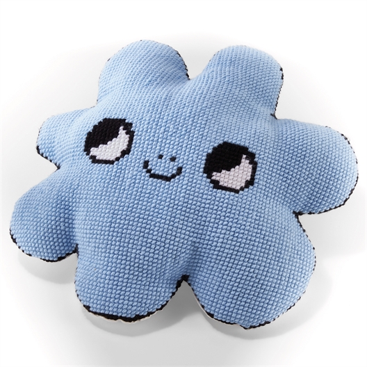 Kit coussin canevas forme nuage