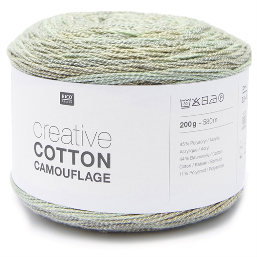 Fil Creative Coton Camouflage : divers coloris