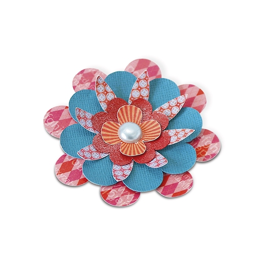 Kit déco 3D en papier fleurs
