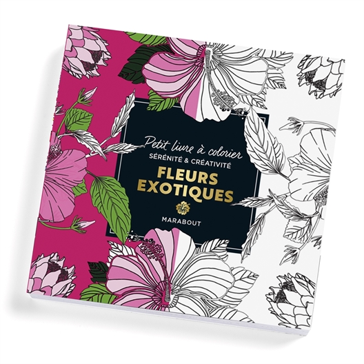 Petit livre de coloriages Fleurs exotiques