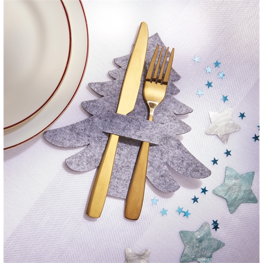 Lot de 4 pochettes à couverts