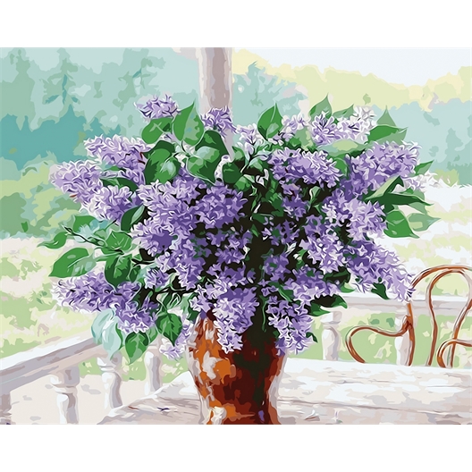 Peinture par numéros Bouquet de lilas