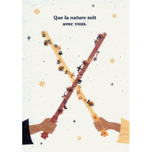 Cartes à planter : divers messages