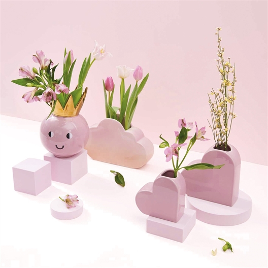 Vase nuage, soleil ou cœur