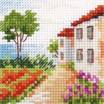 Kit point de croix paysage