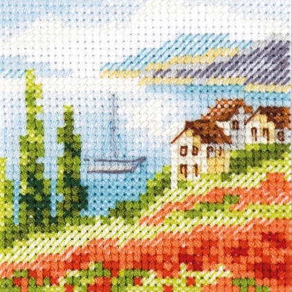 Kit point de croix paysage