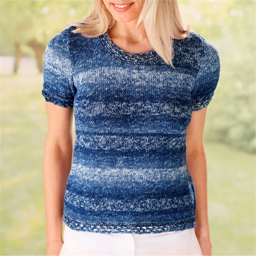 Modèle tricot Denim débardeur n°1
