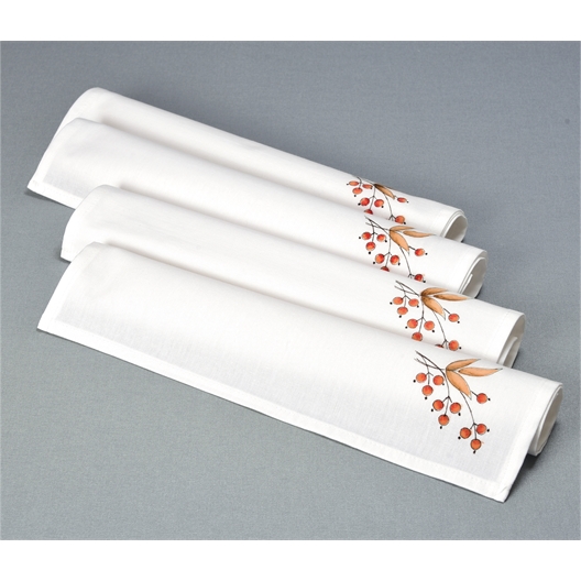 Linge de table feuilles d'automne