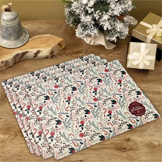 Lot de 4 sets de table Noël
