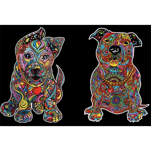 Carnet de note velours Chiens