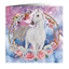 Kit broderie diamant Licorne fleurie