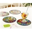 Kit broderie diamant 4 sets de table fleurs