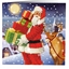 Carte perles à coller Père Noël