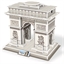 Maquette 3d monument arc de triomphe