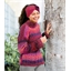 Modèle tricot Pacific Lace pull et headband n°3