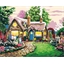 Peinture par numéros Cottage fleuri
