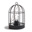 Lampe néon oiseau dans sa cage